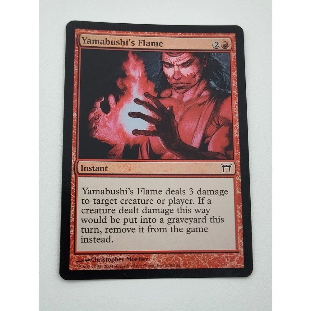 MTG FOIL Yamabushi's Flame #198 Champions Kamigawa '04 Magic Gathering BG1WA1967